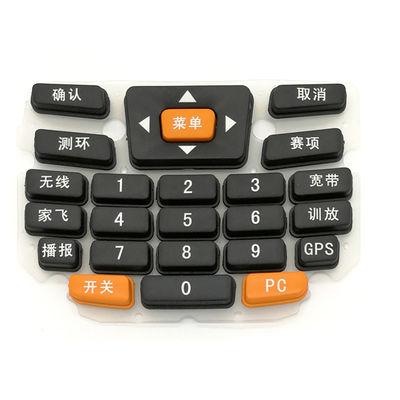Precision Interphone Button Custom Silicone Keypad Silicone Molding