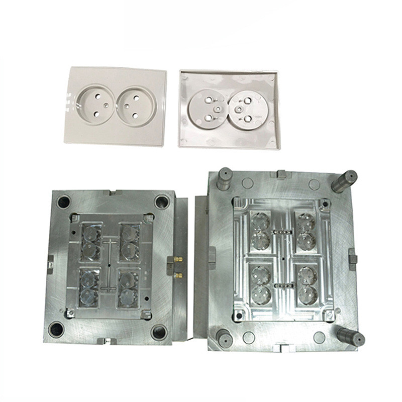 Home Appliance Mould EU Type Wall Socket Panel Plastic Injection Molding